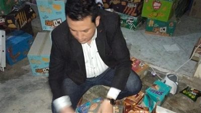 ضبط 648 قطعة غذائية منتهية الصلاحية بأحد مخازن الجملة بطور سيناء 