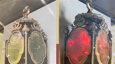 متحف المركبات الملكية يعرض فانوسين من المعدن لإنارة العربات