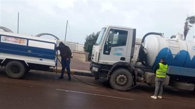 صرف إسكندرية: تطهير الشنايش خلال النوة لمواجهة الأمطار 