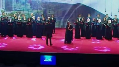 كورال حلوان في فوج الفتاة الجامعية للجامعات المصرية بالأقصر تحت شعار هي قادة وقيادة 