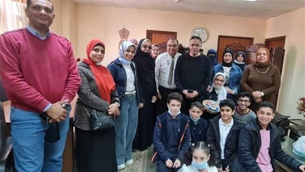 طلاب دمياط في زيارة