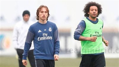 ريال مدريد يعلن إصابة مودريتش ومارسيلو بفيروس كورونا