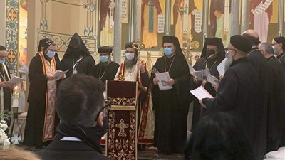 اسقف شرق كندا يشارك في تجنيز الأب كميل إسحق بمونتريال