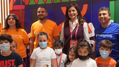 فعاليات اتكلم عربي بالجناح المصري بإكسبو دبي بحضور وزيرة الهجرة اليوم | صور 