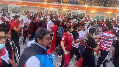 بث مباشر| قرع طبول وغناء.. جماهير تونس تُشعل استاد 974 قبل مواجهة مصر بنصف نهائي كأس العرب