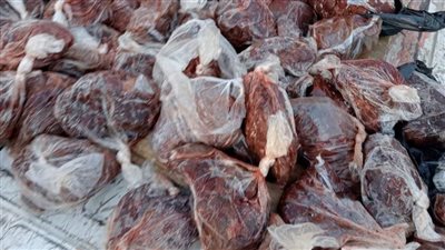 ضبط 800 كيلو كبدة مجهولة المصدر في ثلاجة مجمدات بالعاشر من رمضان