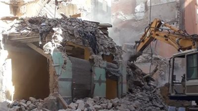 قرار عاجل بإزالة 4 عقارات بحي باب الشعرية وتوجيه لأصحاب العقارات المجاورة 