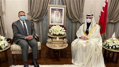 أمين رئاسة الجمهورية يهنئ سفير البحرين بالأعياد الوطنية للمملكة