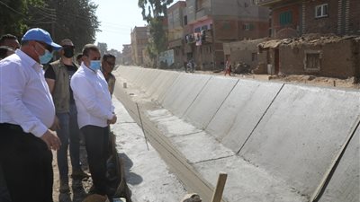 محافظ المنوفية: تبطين وتأهيل 393 كم من الترع بتكلفة 780 مليون جنيه