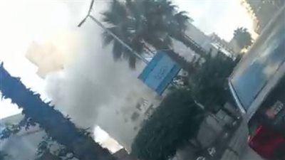 حريق مطعم شهير في البطل أحمد عبد العزيز بالمهندسين