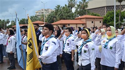 افتتاح المعرض الكشفي السنوي لجوالي جامعة الإسكندرية