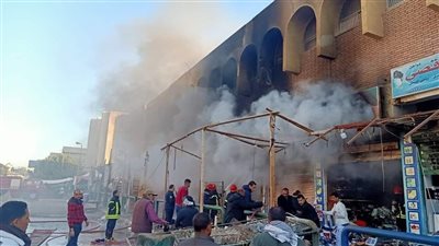 السيطرة على حريق في مول صيدناوي بالعاشر من رمضان