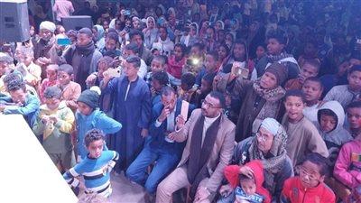 أولى فعاليات المسرح المتنقل بقرية الخوى بأسوان