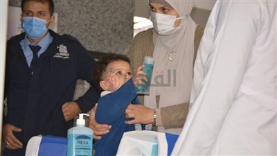 انطلاق الحملة القومية للتطعيم ضد شلل الأطفال ببورسعيد�| صور وفيديو 
