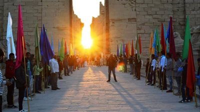 تفاصيل احتفالية الأقصر بظاهرة تعامد الشمس على قدس الأقداس | فيديو