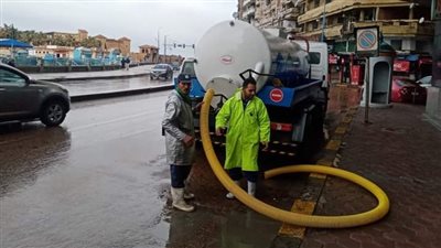 هطول أمطار غزيرة.. استمرار موجة الطقس السيئ على الإسكندرية 