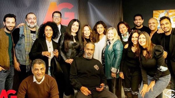 عبير صبري مع أبطال