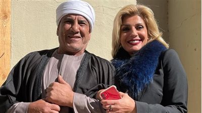 بالجلابية البلدي.. محمد لطفي وفيدرا من كواليس مسلسل المماليك