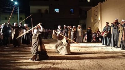 استعدادا لانطلاقه اليوم.. استكمال البروفات النهائية للمهرجان القومي للتحطيب |صور