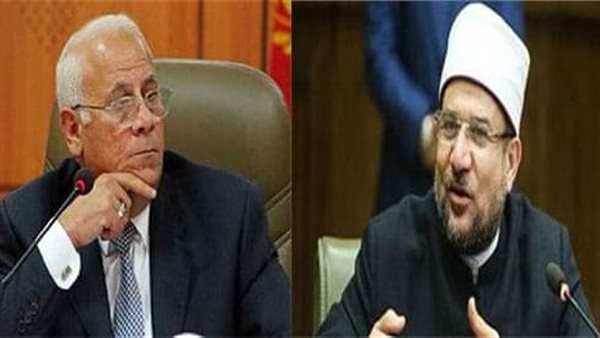 وزير الأوقاف مع محافظ