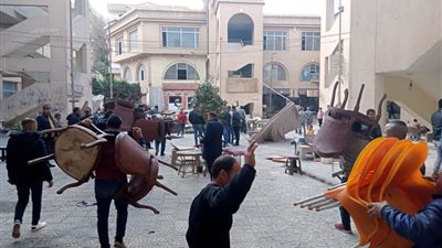 الجيزة: مصادرة 1150 شيشة من المقاهي ورفع عربات مأكولات متعدية على الطريق العام