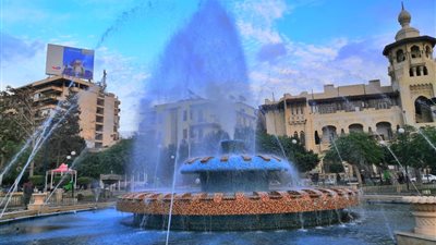 بعد توقف 10 سنوات.. نظافة القاهرة: إصلاح وتشغيل نافورة حديقة غرناطة بمصر الجديدة | صور