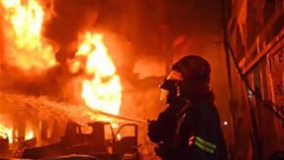 انتداب المعمل الجنائي لفحص أسباب حريق شقة بأكملها بالقليوبية