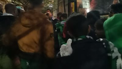 جماهير الاتحاد تحتشد لمؤازرة فريقها أمام المصري باستاد برج العرب |صور