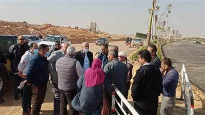 جولة تفقدية لمسئولي الإسكان بـ مشروعات المرافق وتطوير الطرق بمدينة بدر