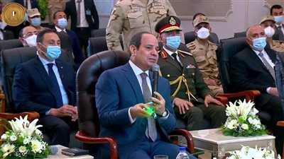 السيسي: استصلاح أراضي جنوب الوادي يتم بمياه صرف معالجة في محطة بحر البقر