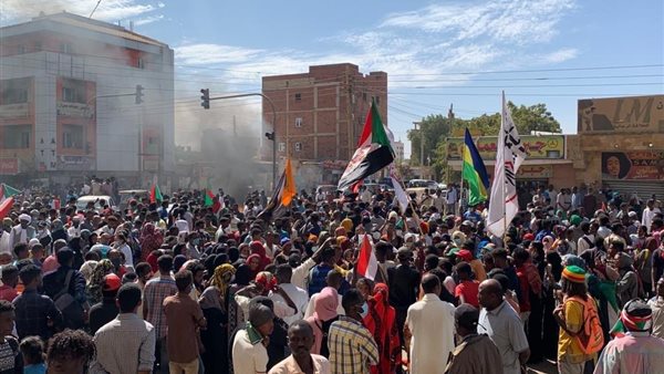 جانب من مظاهرات السودان