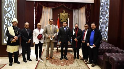 لنشر البنجاك سيلات.. وزير الرياضة يبحث التعاون مع سفير إندونيسيا