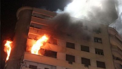 الحماية المدنية تسيطر على حريق شقة سكنية بالمقطم 