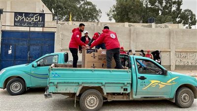 الهلال الأحمر يسلم 50 مشروعًا متناهي الصغر لأهالي شمال سيناء | صور 
