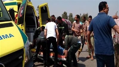 إصابة 6 أشخاص في تصادم توك توك بـ موتوسيكل بالشرقية