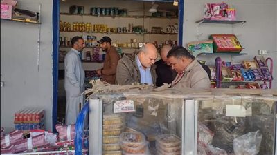 تحرير 6 محاضر تموينية في حملة علي المحلات والأسواق بكفر الشيخ