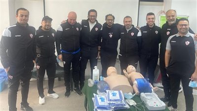 دورة إسعافات أولية للجهاز الطبي لنادي الزمالك | صور