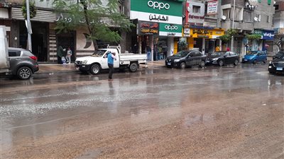 أمطار خفيفة ونشاط رياح في عدة مناطق بمحافظة الجيزة 