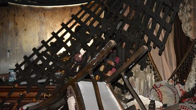 حريق يلتهم محتويات منزل بقرية أبو مناع بحري في قنا