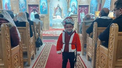 مسيحيو بورسعيد يؤدون قداس رأس السنة بكنيسة الأنبا بيشوي | صور