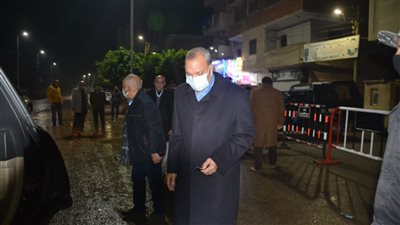 محافظ القليوبية يتابع أعمال تصريف الأمطار بشوارع مدن بنها وكفر شكر وطوخ