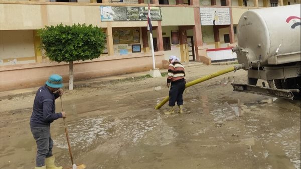 رفع تراكمات مياه