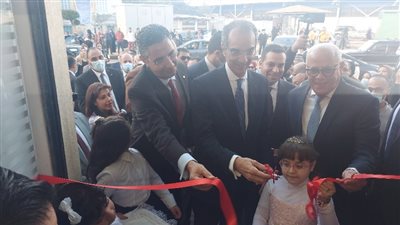 وزير الاتصالات يفتتح 3 مكاتب بريد في بورسعيد | صور 