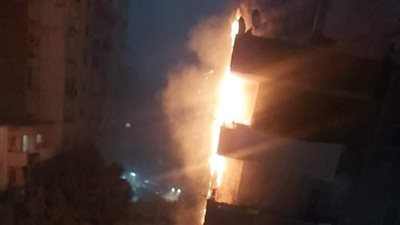 انتداب المعمل الجنائي لفحص أسباب حريق محل بعقار مكون من 12 طابقا بشبرا