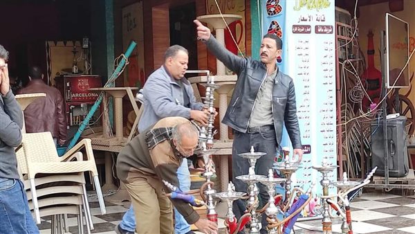 مصادرة 36 شيشة بحملة