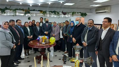 رئيس جامعة بنها يفتتح معرض مقتنيات الفن القبطي لطلاب التربية النوعية