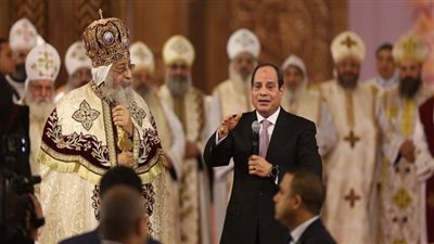 السيسي يشارك في قداس عيد الميلاد بكاتدرائية ميلاد المسيح اليوم │ بث مباشر