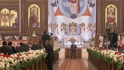 بث مباشر لقدّاس عيد الميلاد المجيد من كاتدرائية ميلاد المسيح بحضور الرئيس السيسي