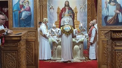 وسط إجراءات احترازية مشددة.. قداس عيد الميلاد المجيد بكنيسة الأنبا بيشوي ببورسعيد | صور