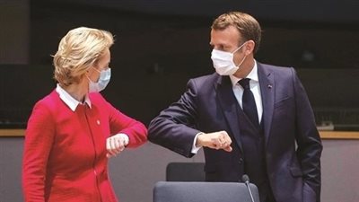 الرئيس الفرنسي ورئيسة المفوضية يناقشان الوضع في كازاخستان وأوكرانيا